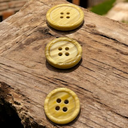 Resin Wooden Grain Looking Buttons 3 Sizes 4 Hole Sewing Knitting 15mm 20mm 25mm