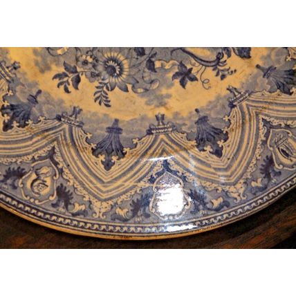 Antique china WEDGWOOD PLATE Victorian 1800s English marks 1862 very old
