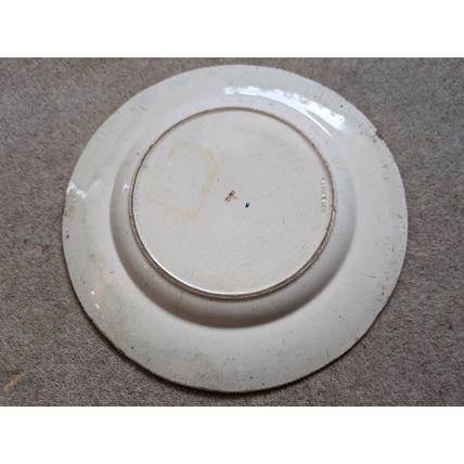 Antique china WEDGWOOD PLATE Victorian 1800s English marks 1862 very old