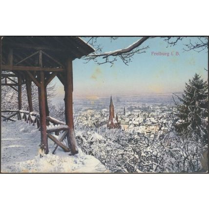 Freiburg im Breisgau, 1912 - Gebrüder Metz AK
