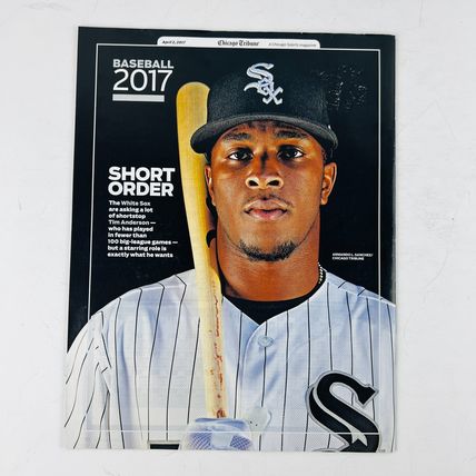 Chicago Tribune Baseball 2017 Preview Booklet April Cubs Sox Addison Russell