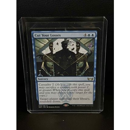 Cut Your Losses Streets of New Capenna Magic: the Gathering Trading Card