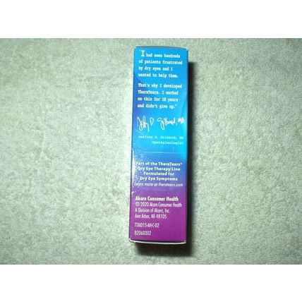 THERA TEARS DRY EYE THERAPY LUBRICANT / PROTECTANT SEALED BOX .5 OZ 08/23