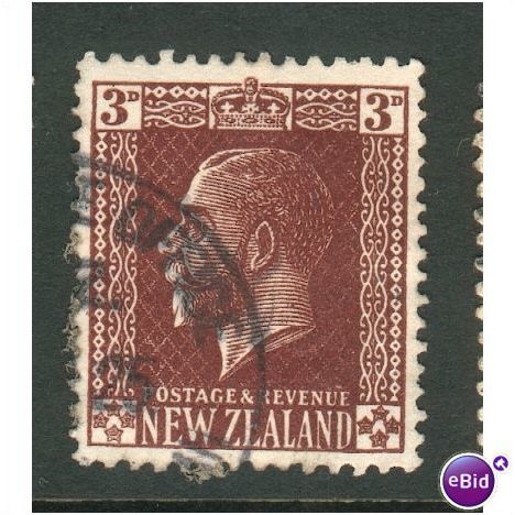 New Zealand stamps 1916 - SG 440 - KGV 3d - used