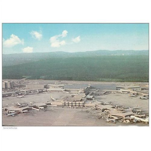 Frankfurt Main Airport Including Aircraft Postcard (A21915)