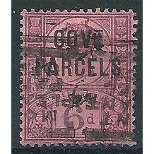 1887 O66 6d Purple/Rose Govt Parcels Official Good Used .