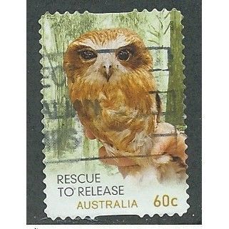 AUS 2010 60c (S/A) 'RESCUE TO RELEASE- OWL' FINE USED (EBID36-901)