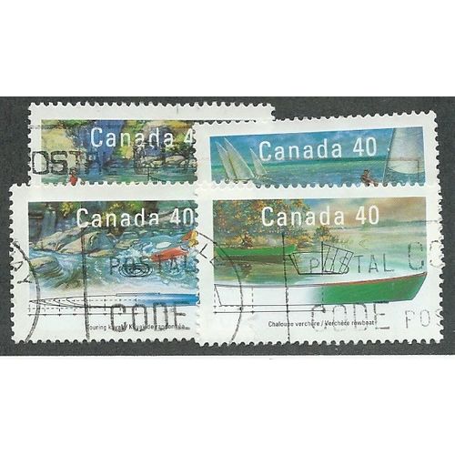 CAN 1991 SET 'SMALL CRAFTS (3RD SERIES)(4v) ' FINE USED (EBID38-866)
