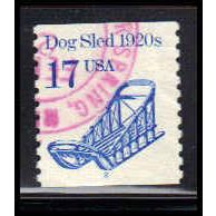 Used 2135 17c Dog Sled Fine CNS 2 PA5996