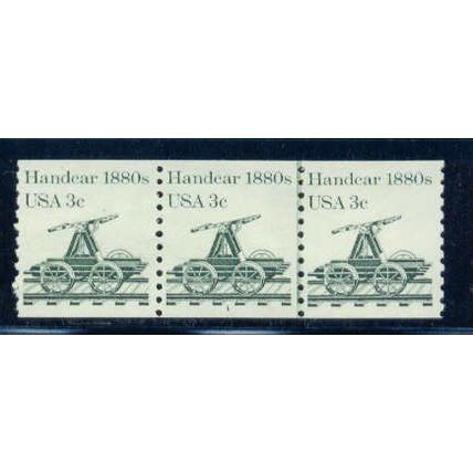1898 3c Handcar Fine MNH Dry Gum PNC 1/3 W0470