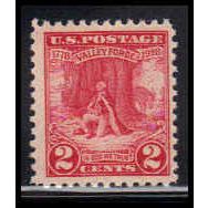 645 2c Valley Forge Fine MNH O1011