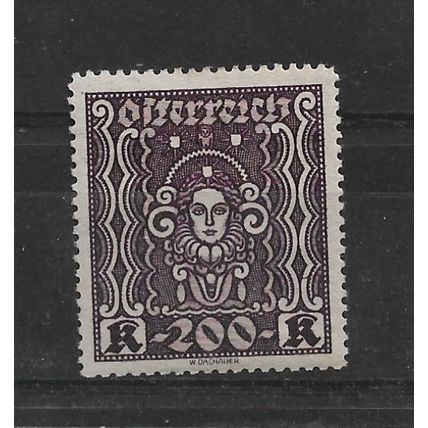 Austria.SG503 200k Purple.Mounted Mint.Aug22