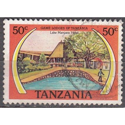 Tanzania 1978 Michel 107 O Cote (2005) 0.20 Euro Hotel Lake Manyara Cachet rond