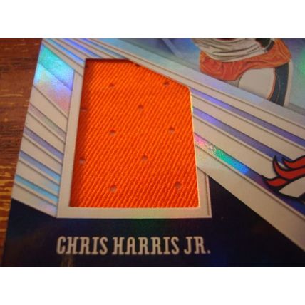 2019 Panini Phoenix, Patch, #'d 25/75, CHRIS HARRIS Jr, Veteran, Broncos