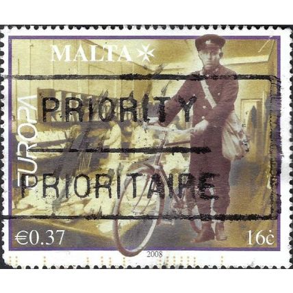 MALTA, Postman and Mail Room, brown 2008, 16c, 0.37
