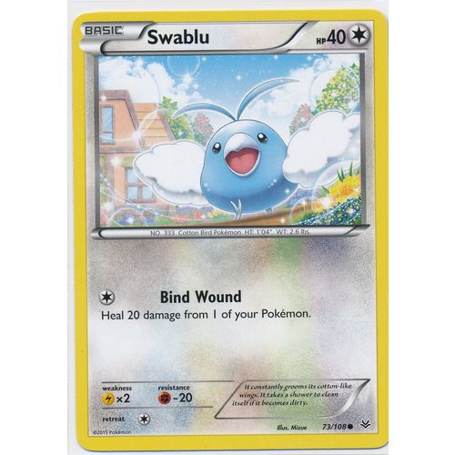 Pokemon Roaring Skies #73/108 Swablu