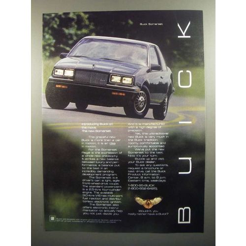 1984 Buick Somerset Ad - On The Move