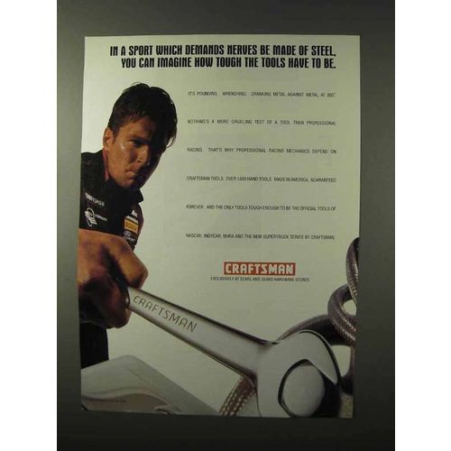 1995 Craftsman Tools Ad - Sport Which Demands Nerves