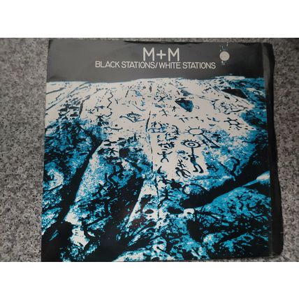 M + M ‎– Black Stations / White Stations (RCAT 426) 1984 (EP)