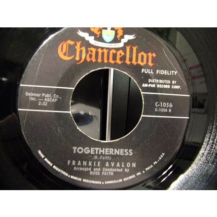 Frankie Avalon-Togetherness / Don't Let Love Pass Me By-45rpm-1960-VG+