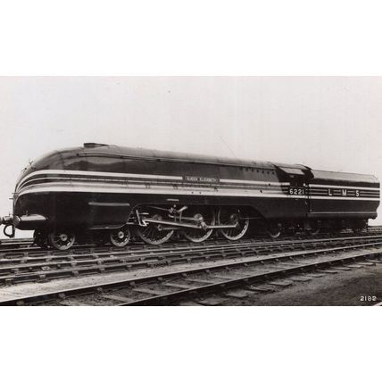 Liverpool LMS 6221 Train 1930s Rare Real Photo Postcard