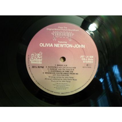 LP. 1980. ELECTRIC LIGHT ORCH /OLIVIA NEWTON JOHN. XANADU .POSTCARDS .NEAR MINT