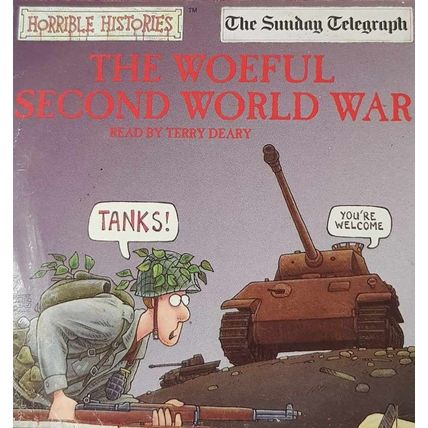 The Woeful Second World War Audiobook CD Horrible Histories Promo Childrens