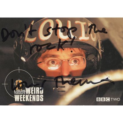 Louis Thereoux BBC Weird Weekends Vintage Hand Signed TV Show Photo