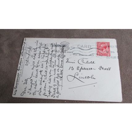 1919 Beagles RP Postcard - World War 1 Victory Parade - British Army / Allies