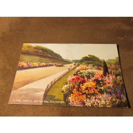 1940s Postcard - Rotten Row, Southport - Lancashire - Artist Brian Gerald A75