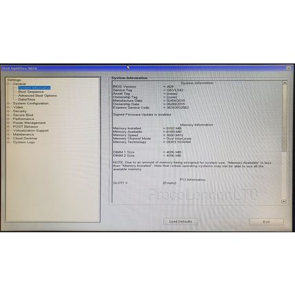 Dell OptiPlex 9020 SFF Intel i5-4590s 3.00GHZ 8GB RAM Desktop