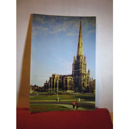 ST. MARY REDCLIFFE, BRISTOL unused vintage postcard by J Arthur Dixon =