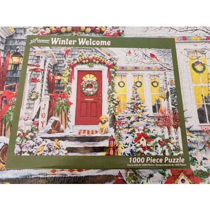 Vermont Christmas Company Winter Welcome Joelle McIntyre 1000 Pcs Jigsaw Puzzle