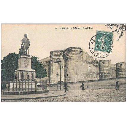 49 - Angers - le château et le roi René