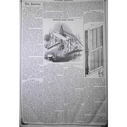 Scientific American, July 26, 1856. Ballooning; Railroad & Steamboats accidents