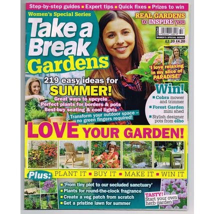 Take A Break Gardens Magazine April 2021 Women's Special Series
