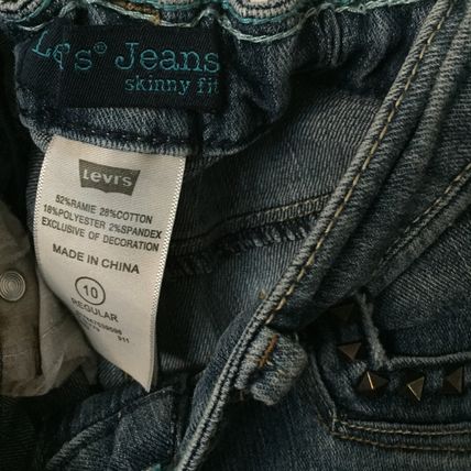 Preowned Levi's Jeans Skinny Fit Youth Girls Jeans Size 10