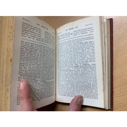 ANTIQUE ELLICOTT'S NEW TESTAMENT COMMENTARY VOL 2 ST MARK BOOK (P3)