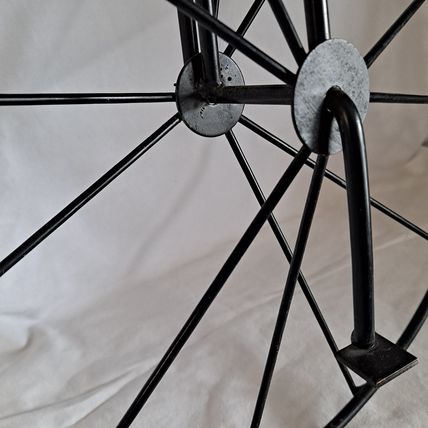 Vintage Lasting Products PENNY FARTHING 20" Big Wheel Metal Wall Art 1989-1990