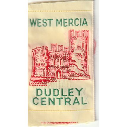 Scout Badge UK - West Mercia Dudley Central - Ribbon (BY257)