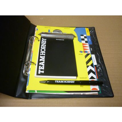 Team Hornby Binder with contents