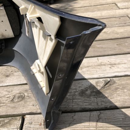 Volvo S70 V70 417 Blue Front Bumper W/ Support Bar