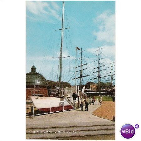 London - Greenwich Gipsy Moth IV boat 1970s Salmon