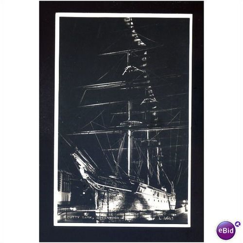LONDON Greenwich, Cutty Sark Postcard by Valentine (L4643)