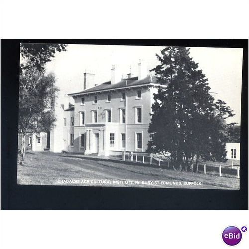 Suffolk BURY ST EDMUNDS Chadacre Agricultural Institute Postcard
