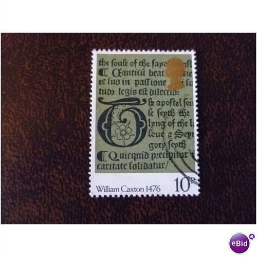 1976 GB William Caxton British Printing 10p Tretyse Love fine used stamp SG1015