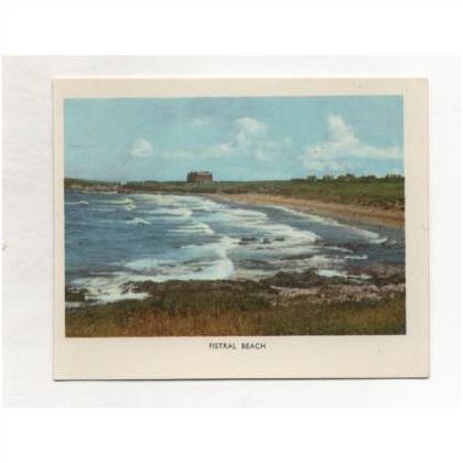 Fistral Beach, Newquay Cornwall. Small vintage photo snapshot by Jarrold & Sons