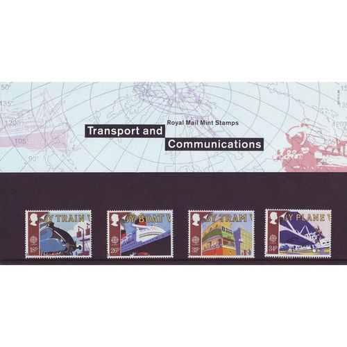 Great Britain 1988 Transport & Mail Presentation Pack Mint NHM SG1392-1395 stamp