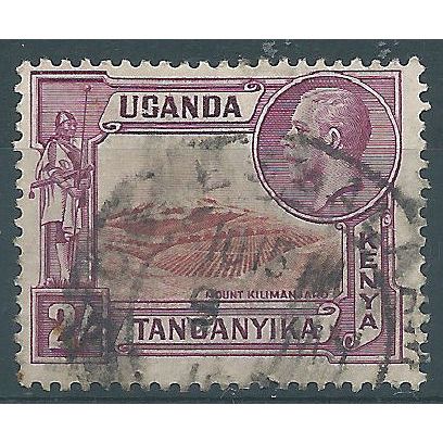 KUT 1938 SG146 2/- Lake-Brown & Brown-Purple Fine Used . ..