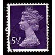 Great Britain 1973 Machin Queen Elizabeth II 5 1/2p Used Stamp QE II